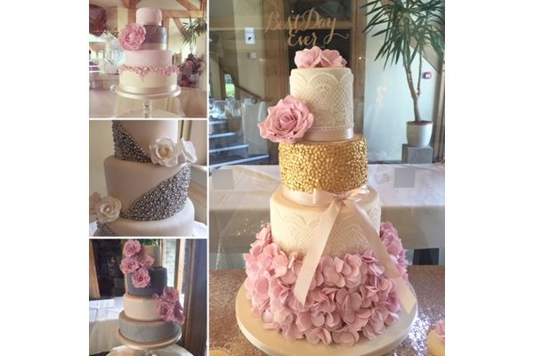 elegant cake design manchester