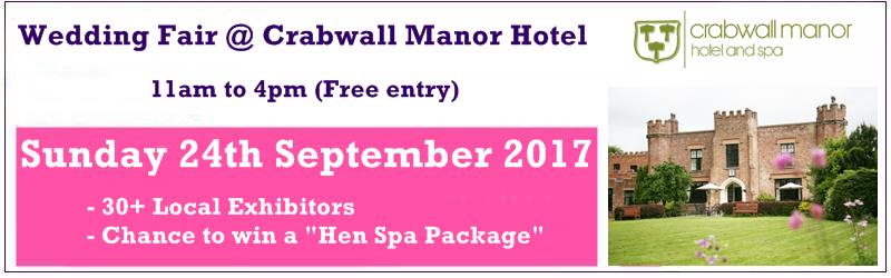 crabwall manor hotel wedding fair