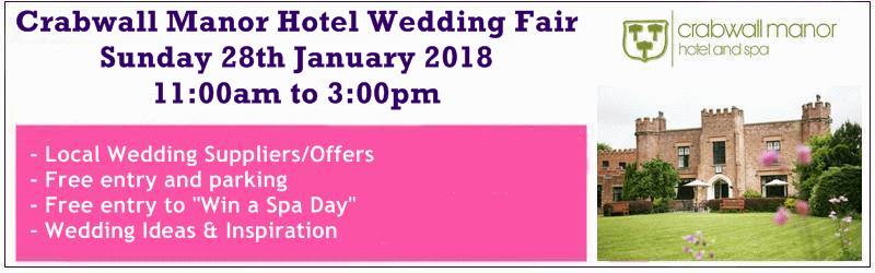 crabwall manor hotel wedding fair