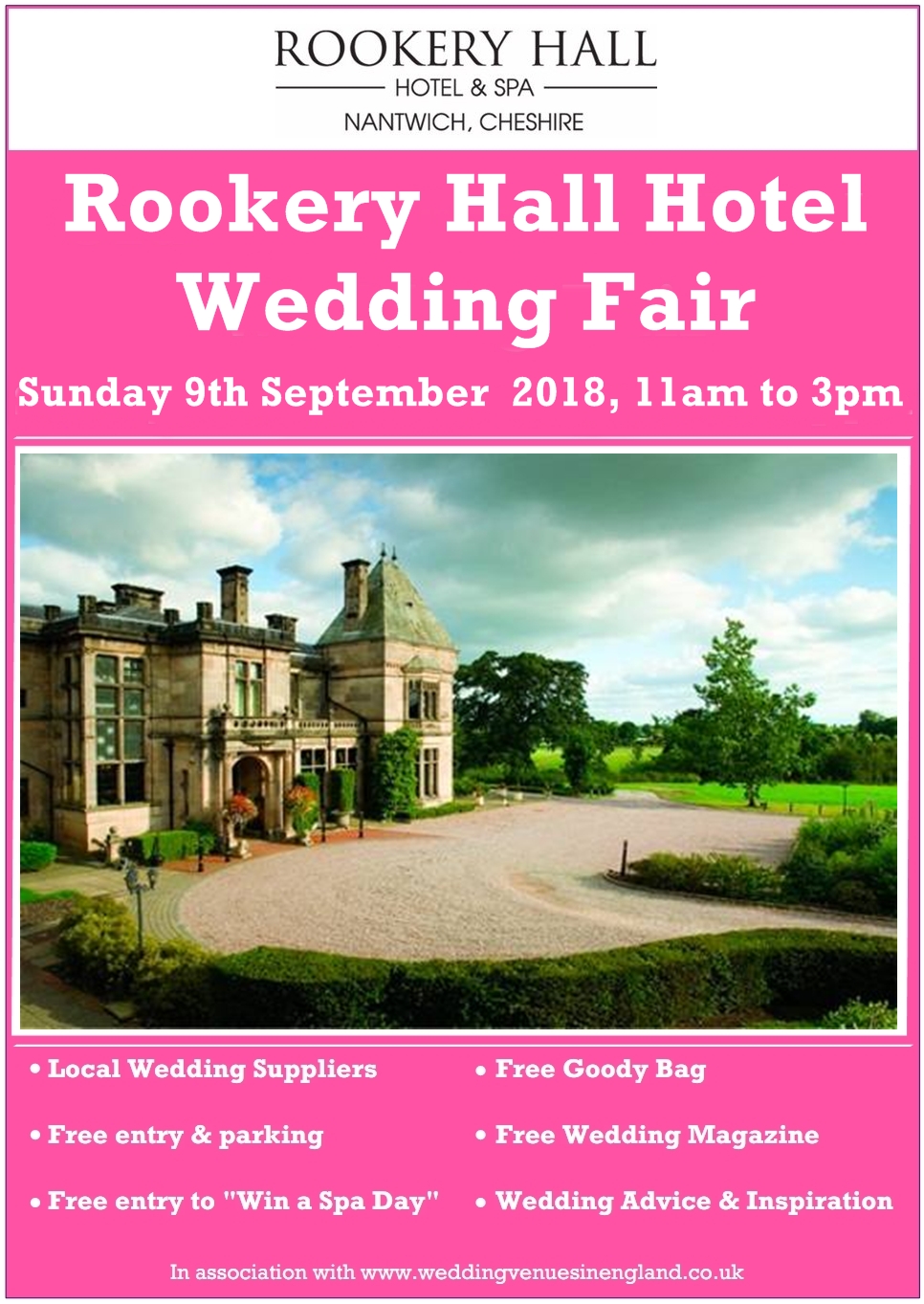 rookery hall hotel wedding fair